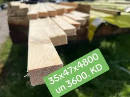 Kaltēta lata, AB, KD, 35×47×4800 un 3600